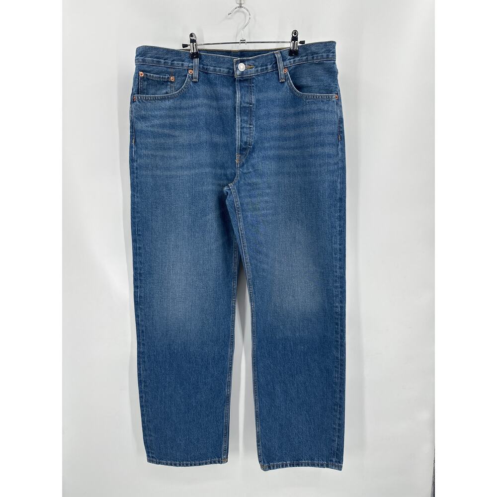 RE/DONE 90's loose high-rise straight leg jeans in Bay Fade Size 31 NWT - Picture 2 of 7